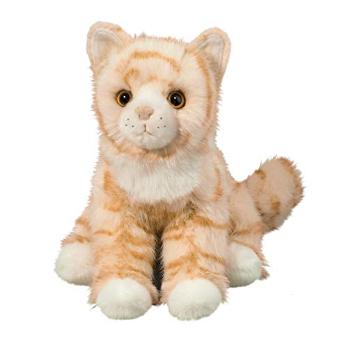 Douglas Cuddle Adele Orange Stripe Cat 9" Plush Stuffed Animal Toy #4398