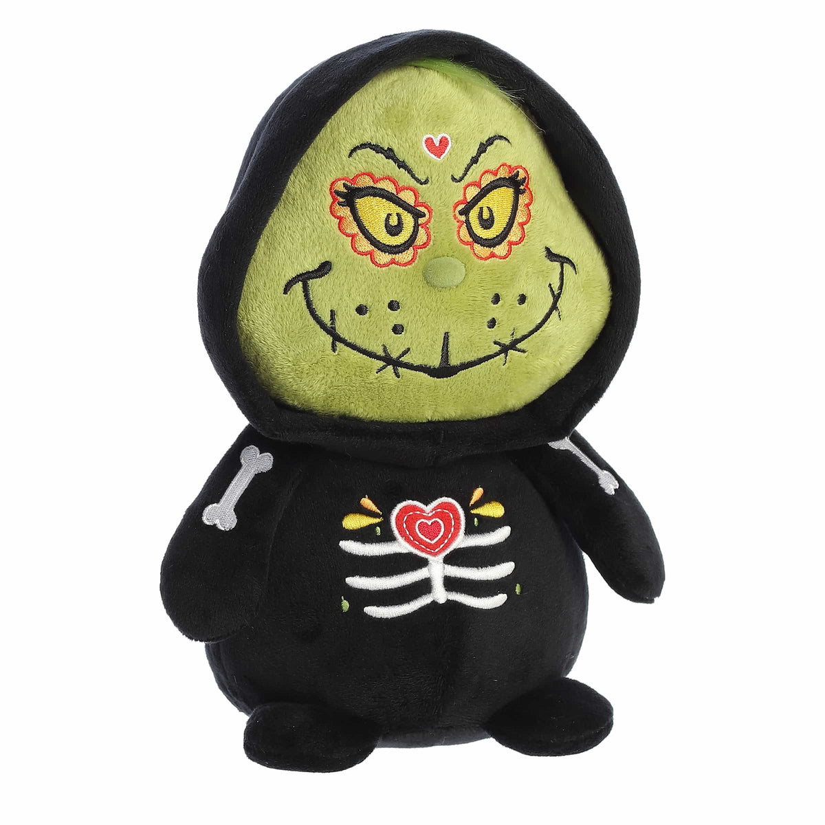 Aurora Dr. Seuss Día De Los Muertos Grinch Plush Stuffed Animal Toy 9" #15290
