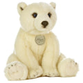 Aurora Realistic Miyoni Polar Bear Plush Stuffed Animal Toy 11" #10853