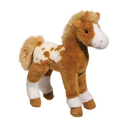 Douglas Cuddle Freckles Golden Appaloosa Foal 10" Plush Stuffed Animal Toy #4544
