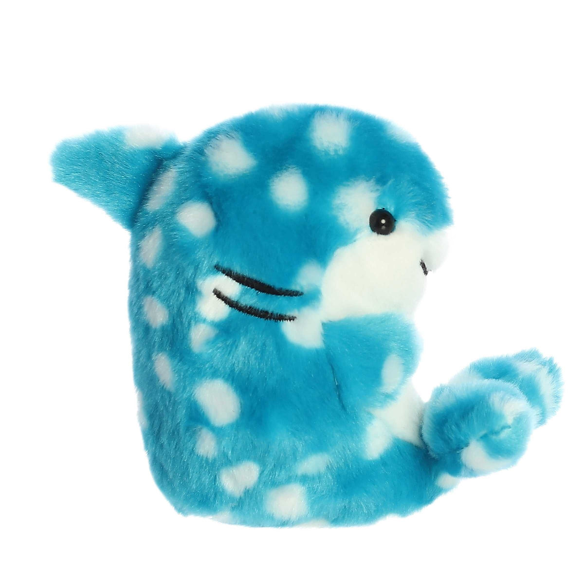 Aurora Round Rolly Pet Willa Whale Shark Plush Stuffed Animal Toy 5" #16434