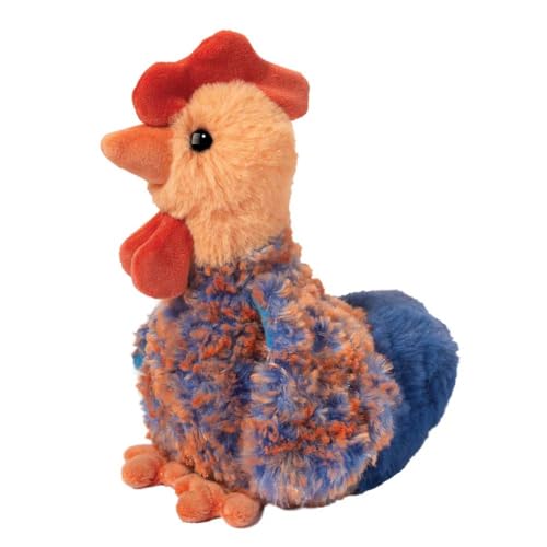 Douglas Cuddle Chantillie Blue Lace Hen Mini Soft 6" Plush Stuffed Animal #4774