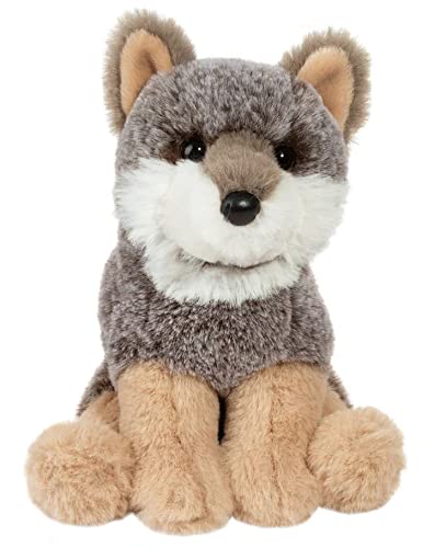 Douglas Cuddle Albie Wolf Mini Soft 6" Plush Stuffed Animal Toy #4492