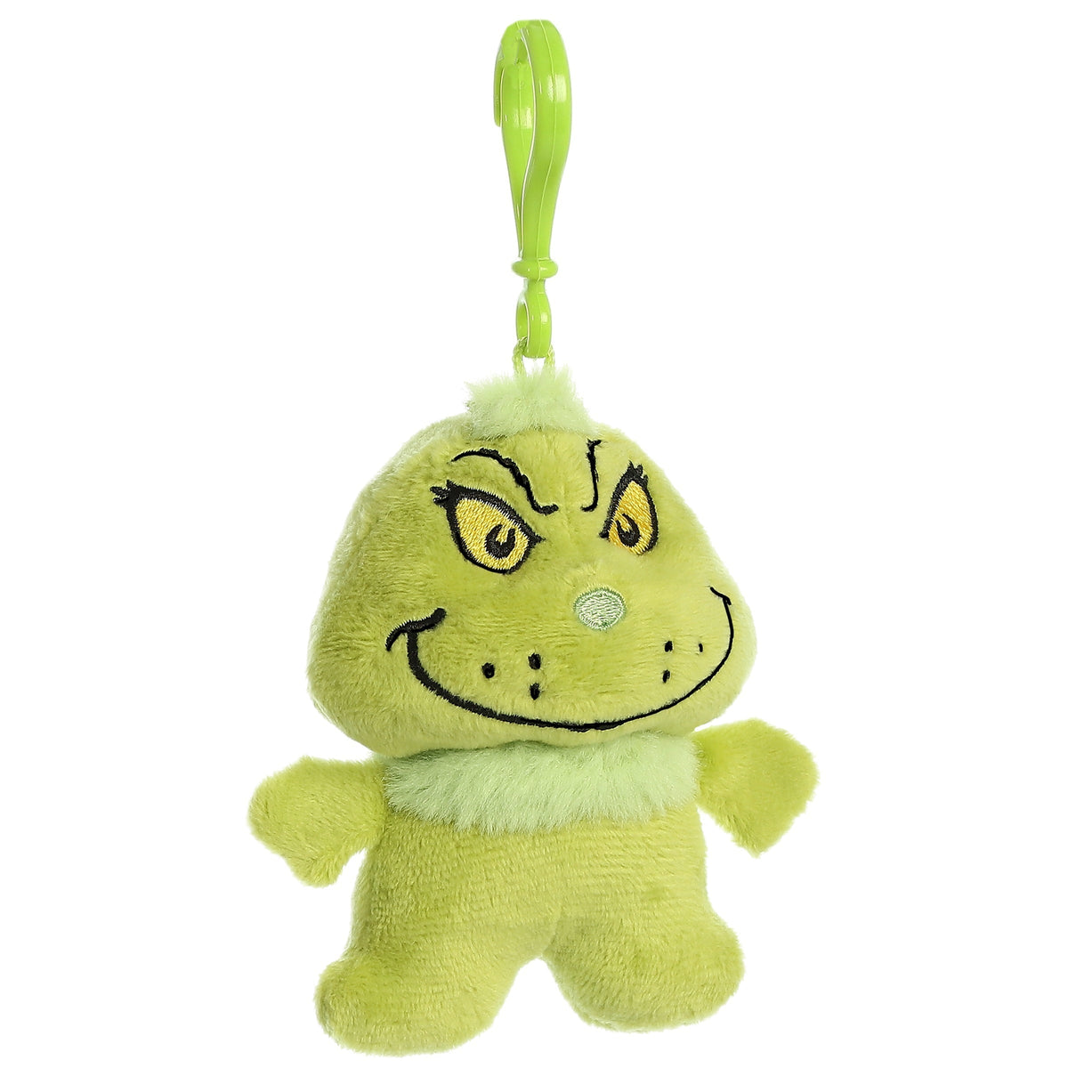 Aurora Dr. Seuss - 4" Grinch Keychain 15908 Plush Stuffed Animal Toy