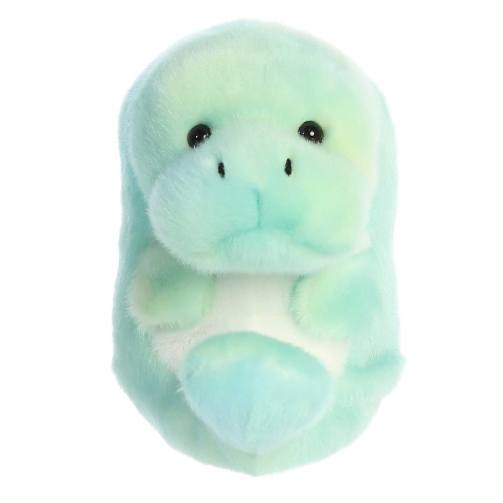 Aurora Round Rolly Pet Myrtle Manatee Plush Stuffed Animal Toy 5" #16433