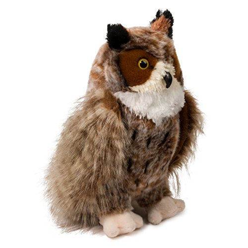 Douglas Cuddle Einstein Great Horned Owl 10" Plush Stuffed Animal Toy #3838