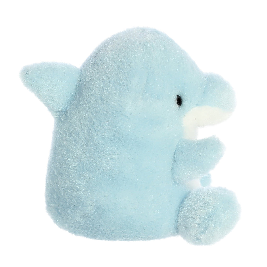 Clicks Dolphin Palm Pals plush size reference