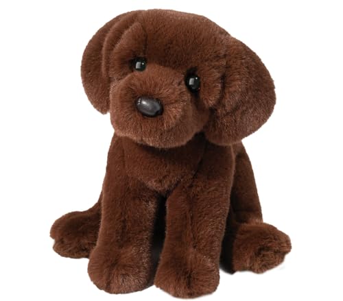 Douglas Cuddle Zoom Chocolate Lab 9" Plush Stuffed Animal Toy #1916