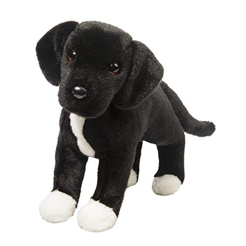 Douglas Cuddle Twister Black Lab/Pit Bull Mix 17" Plush Stuffed Animal Toy #2024