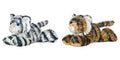 Aurora Bundle of 2 Plush Animals - 8" Tanya Tiger and Shazam White Tiger