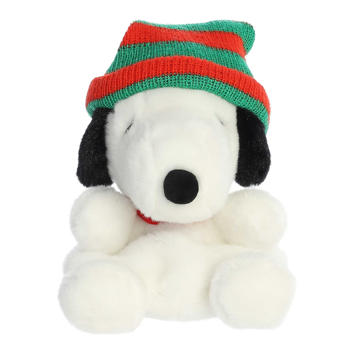 Aurora Peanuts Palm Pals Snoopy Beanie White 5" #40462 Plush Stuffed Animal Toy