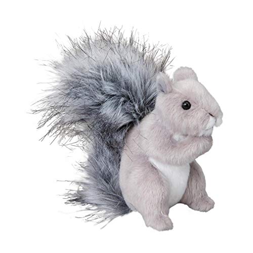 Douglas Cuddle Shasta Gray Squirrel 6" Plush Stuffed Animal Toy #4035