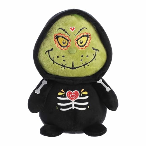 Aurora Dr. Seuss Día De Los Muertos Grinch Plush Stuffed Animal Toy 9" #15290