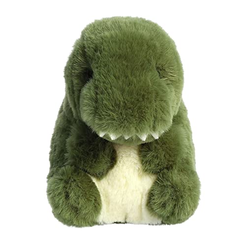 Aurora Round Rolly Pet Rawr T-Rex Green 5 " 16984 Plush Stuffed Animal Toy
