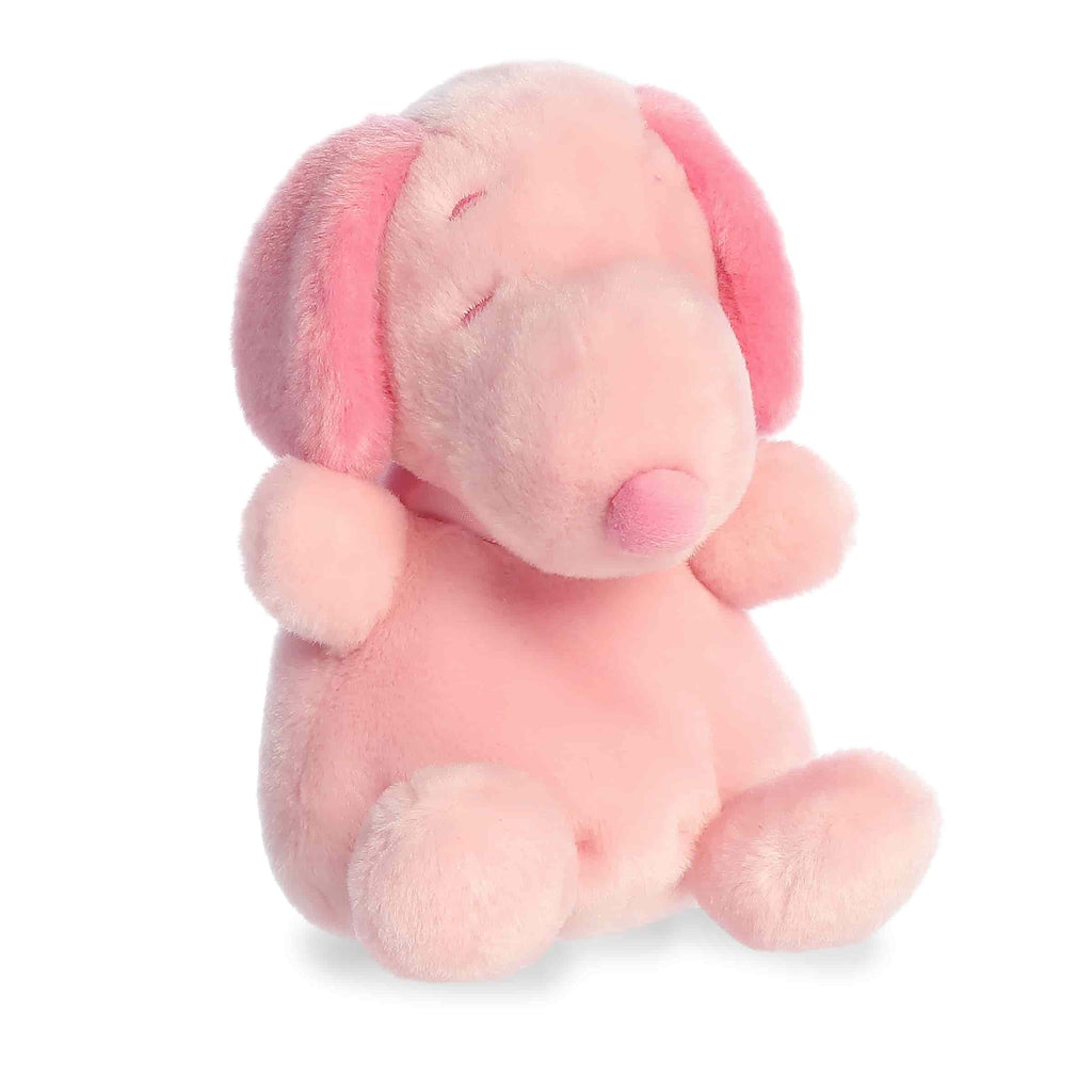 Spring Snoopy Pink Palm Pals plush alternate view