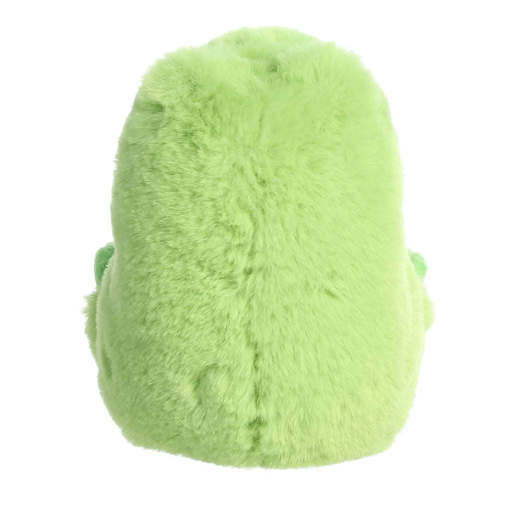 Aurora Round Rolly Pet Riberto Frog Green 5 " 16981 Plush Stuffed Animal Toy