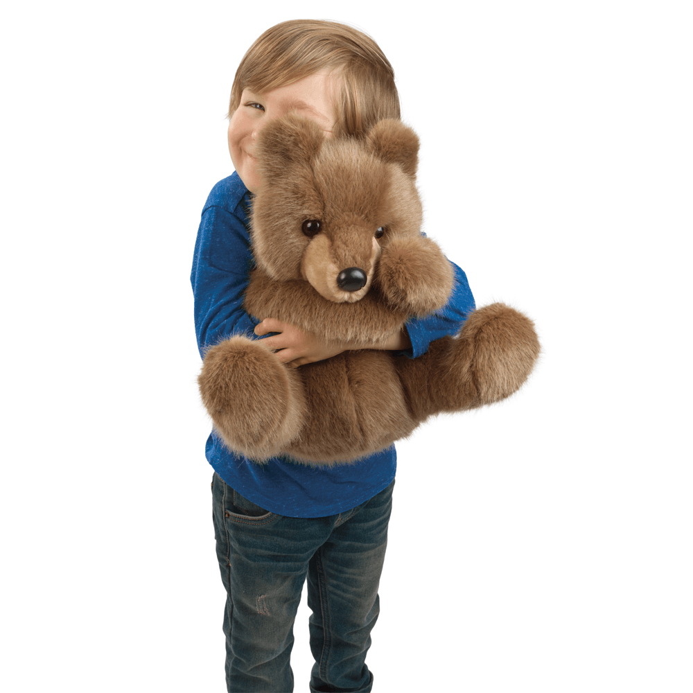 Douglas Cuddle Lincoln DLux Brown Bear 14" Plush Stuffed Animal Toy #4531