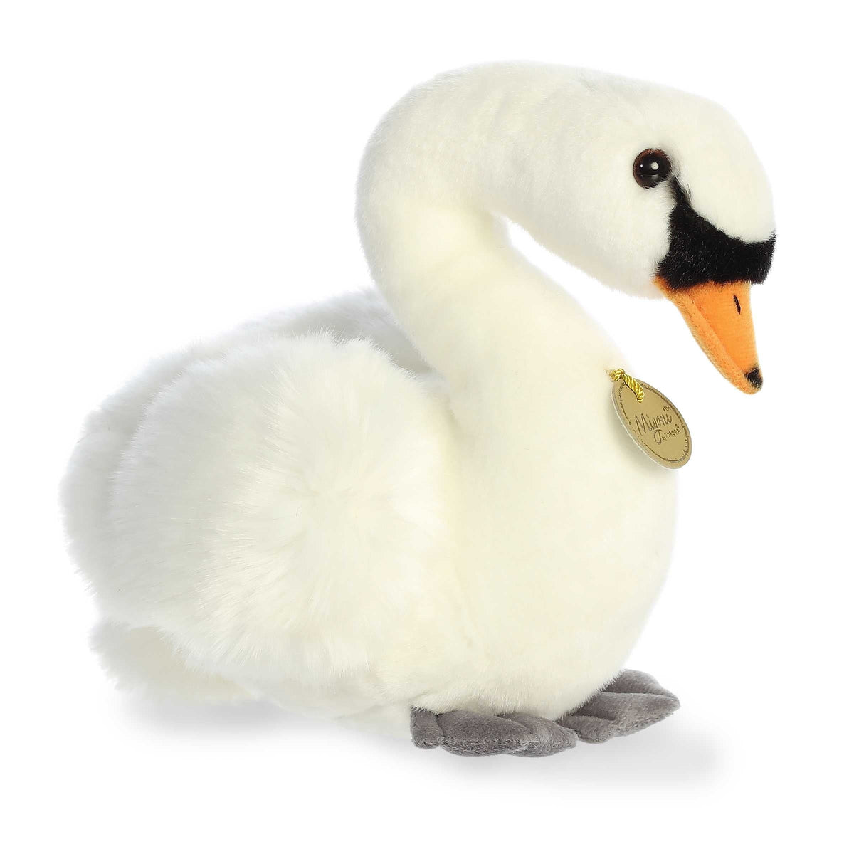 Aurora Miyoni Swan Plush Stuffed Animal Toy 11" #26516