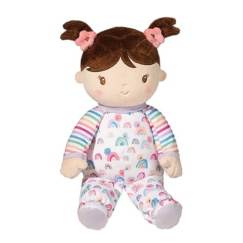Douglas Cuddle Isabelle Rainbow Stripe Soft Doll 10" Plush Stuffed Animal #6530
