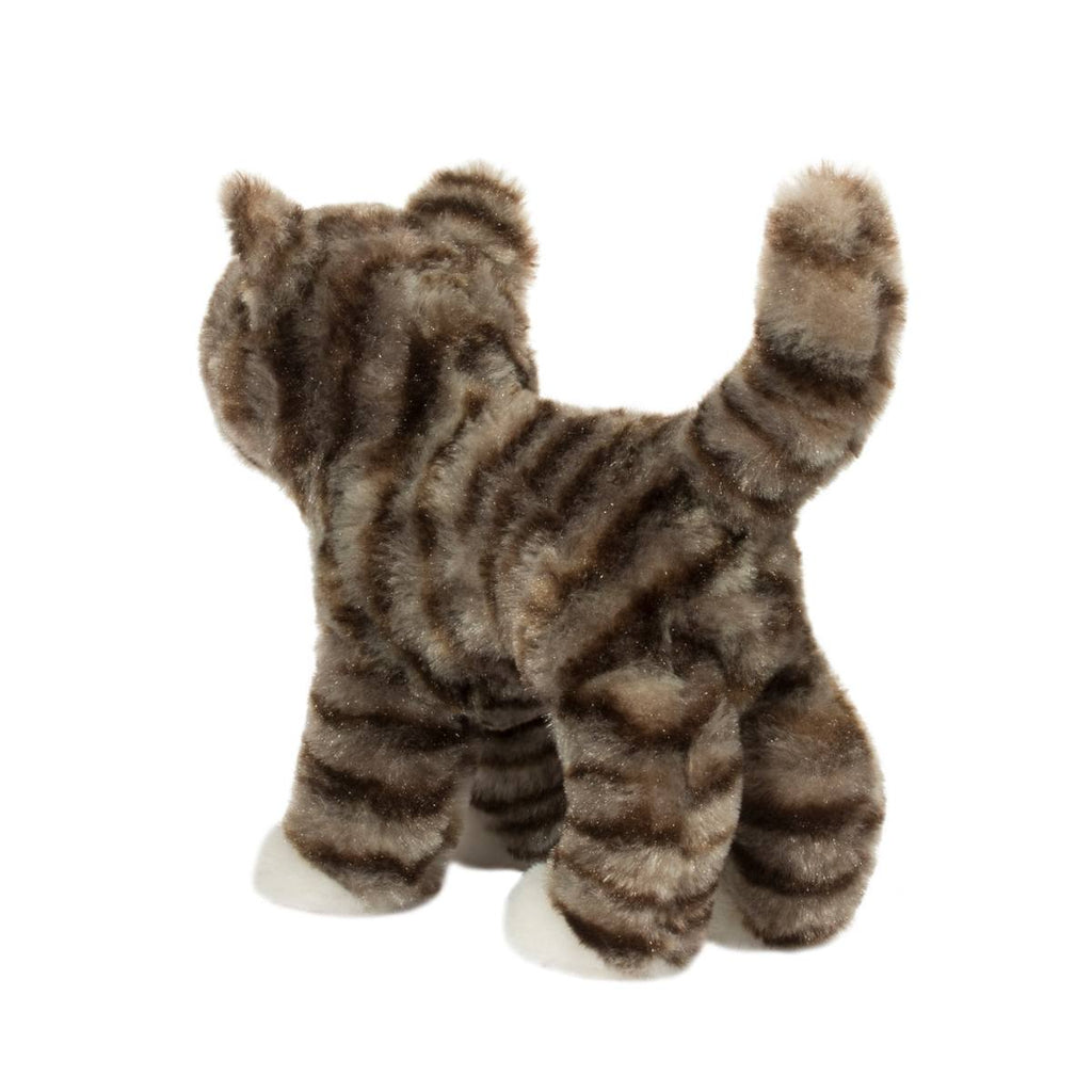 Douglas Cuddle Zigby Gray Stripe Cat 8" Plush Stuffed Animal Toy #4024