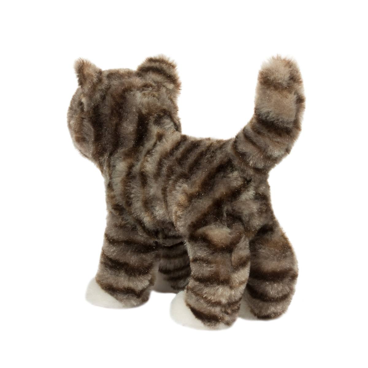Douglas Cuddle Zigby Gray Stripe Cat 8" Plush Stuffed Animal Toy #4024