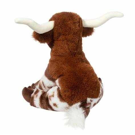 Douglas Cuddle Bixbie Soft Texas Longhorn Bull 9" Plush Stuffed Animal Toy #4624