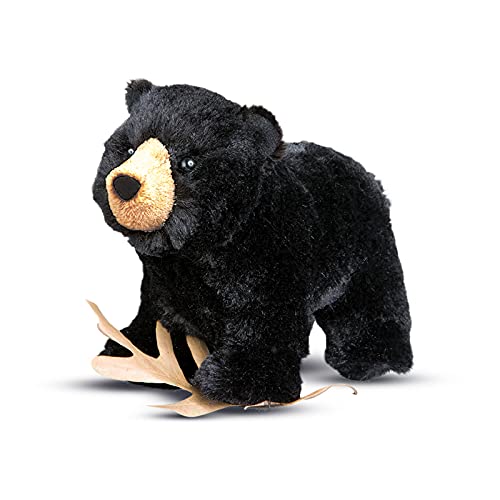 Douglas Cuddle Morley Black Bear 8" Plush Stuffed Animal Toy #4002