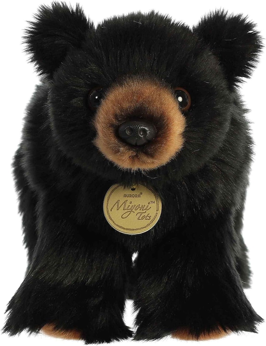 Aurora Miyoni Black Bear Cub Black 10 " #26417 Plush Stuffed Animal Toy
