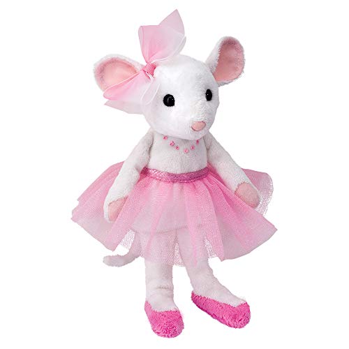 Douglas Cuddle Petunia Ballerina Mouse 9" Plush Stuffed Animal Toy #669