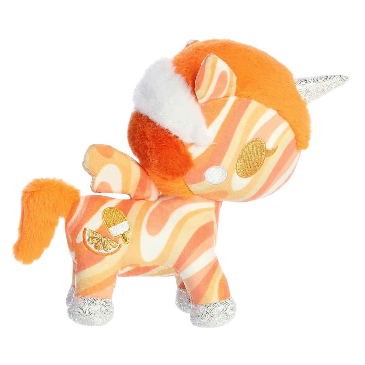 Aurora Tokidoki Unicorno Orange Swirl Plush Stuffed Animal Toy 8" #14421