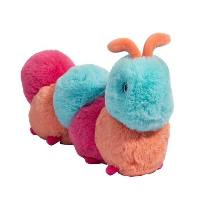 Douglas Cuddle Munchie Pink Caterpillar Soft 11" Plush Stuffed Animal Toy #1533