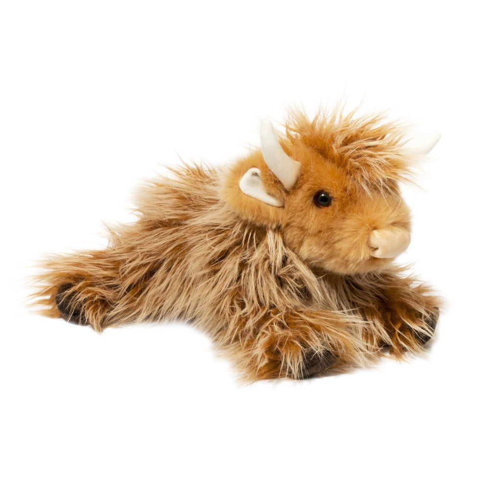 Douglas Cuddle Wallace DLux Highland Cow 16" Plush Stuffed Animal Toy #2460