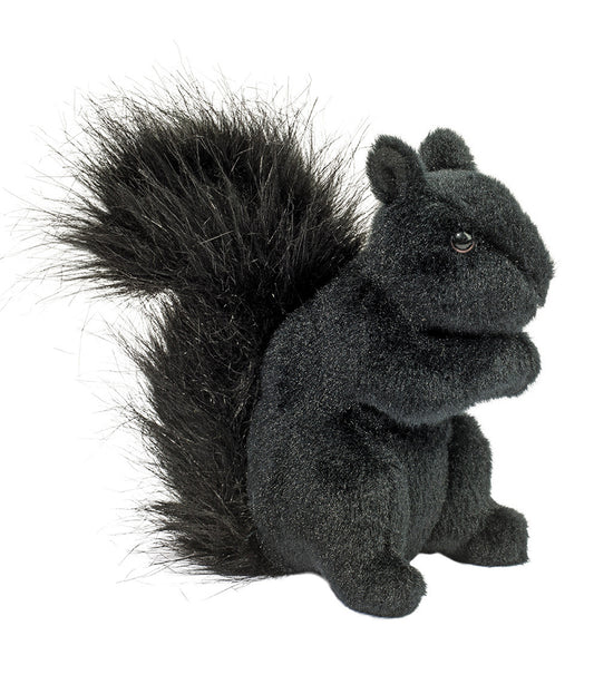 Hi-Wire 6" Black Squirrel Plush Stuffed Animal by Douglas