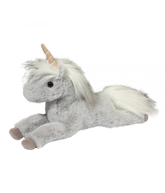 Douglas Cuddle Toys Mia Gray Unicorn #4179 Stuffed Animal Toy Brand New