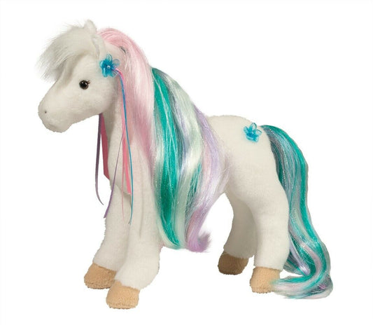 Douglas Cuddle Toys Rainbow Princess Horse #763 Stuffed Animal Toy