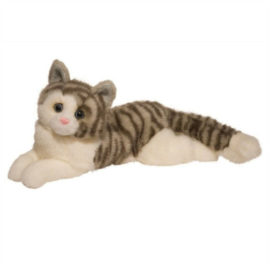 Douglas Cuddle Toys Smokey the Gray Cat # 283 Stuffed Animal Toy