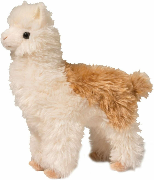 Douglas Cuddle Toys Alice Alpaca #1745 Stuffed Animal Toy