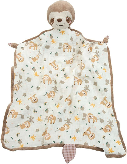 Douglas Cuddle Toys Stanley Sloth Blanki Lovey Blanket #6609 Brand New