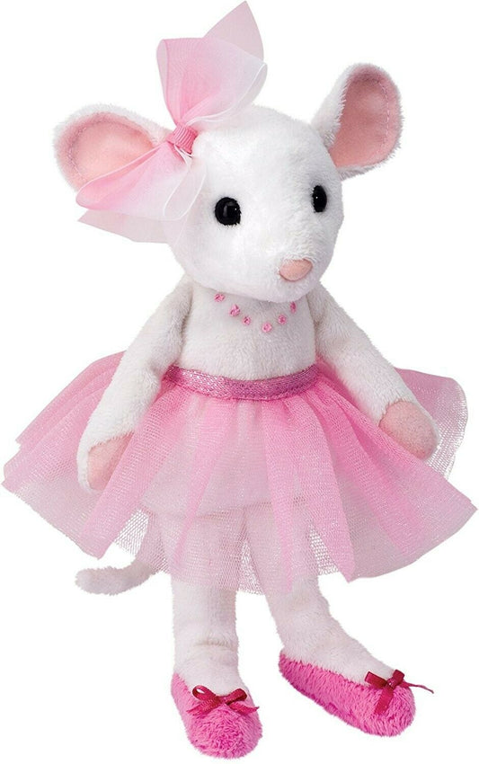 Douglas Cuddle Toys Petunia Ballerina Mouse #669 Stuffed Animal Toy
