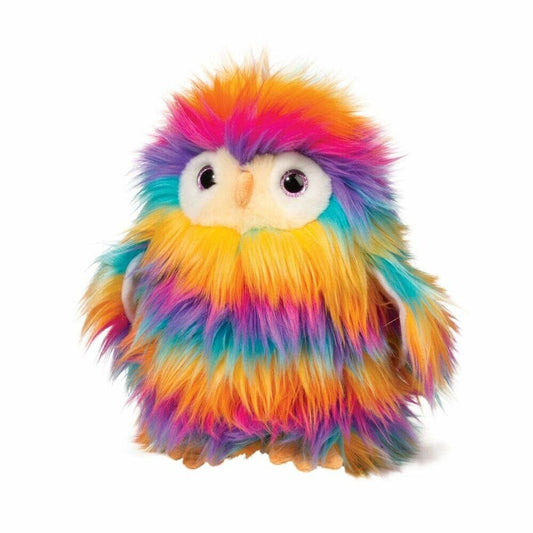 Douglas Cuddle Toys Izzy Rainbow Fuzzle Owl # 4288 Stuffed Animal Toy