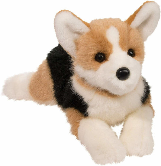 Douglas Cuddle Toys Konner Tri Corgi #2419 Stuffed Animal Toy