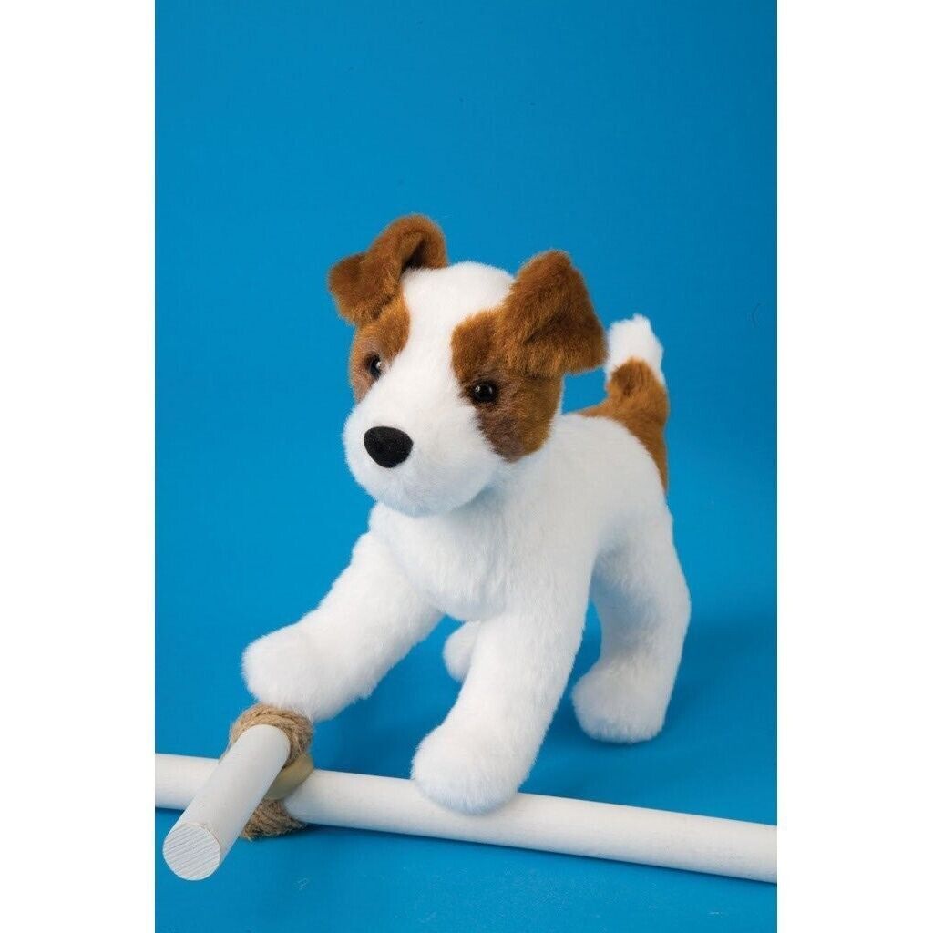 Douglas Cuddle Toys Feisty Jack Russel # 4020 Stuffed Animal Toy