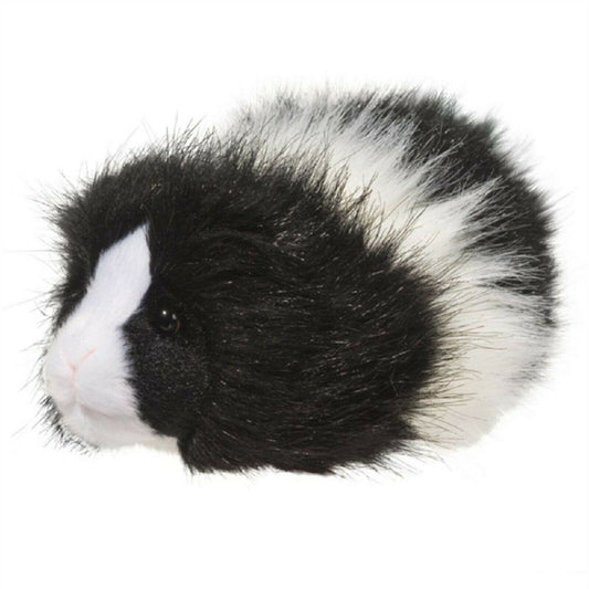 Douglas Cuddle Toys Angora the Black White Guinea Pig # 4112 Stuffed Animal Toy