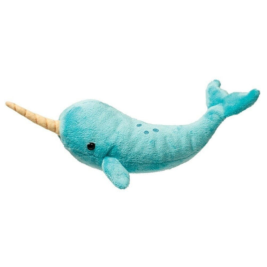 Douglas Cuddle Toys Spike the Turquoise Narwhal #1571 Stuffed Animal Toy
