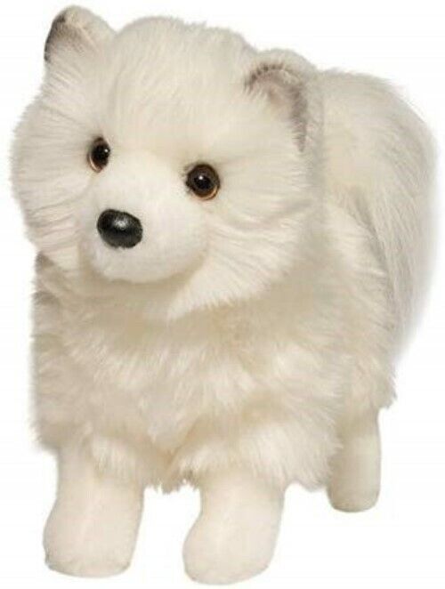 Douglas Cuddle Toys Phoebe White Pomsky # 1704 Stuffed Animal Toy