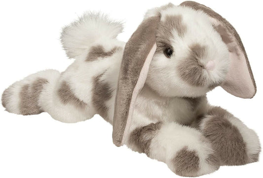 Douglas Ramsey 16" Gray Spotted Floppy Bunny Stuffed Animal