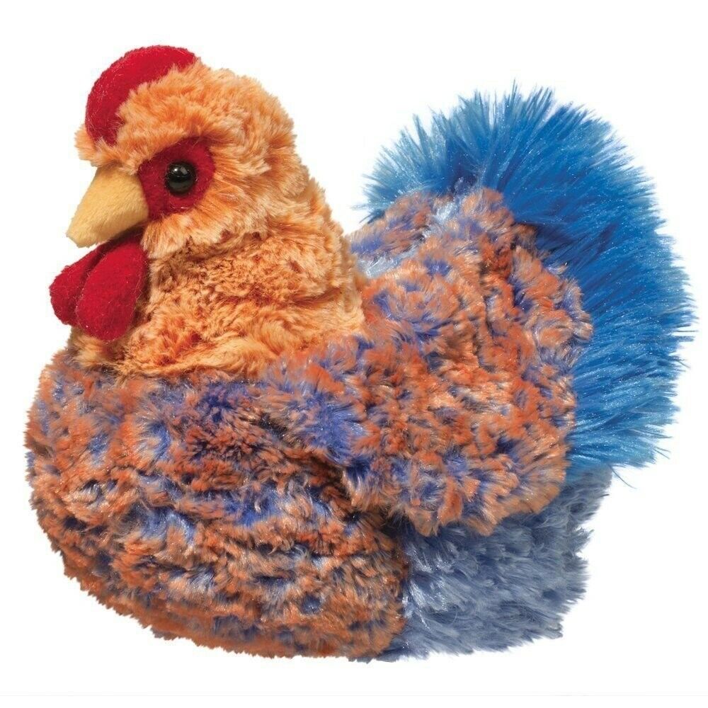 Douglas Cuddle Toys Henrietta Lace Hen #1798 Stuffed Animal Toy