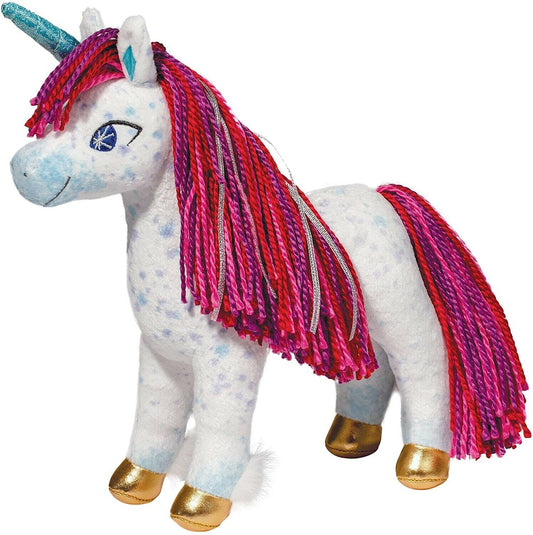 Douglas Uni Unicorn Plush Stuffed Animal with Yarn Hair