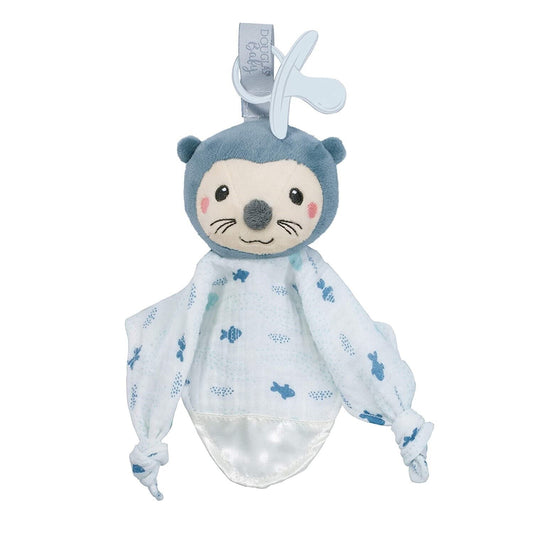 Douglas Cuddle Toys Baby Indy Otter Paci Lovey Pacifier Holder #6307 Brand New