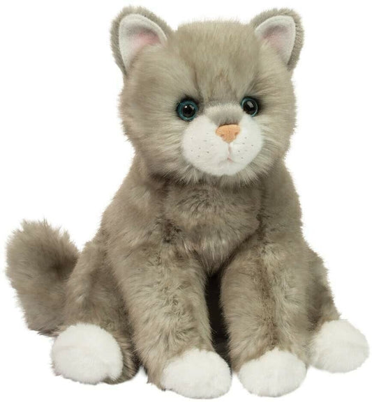 Douglas Cuddle Toys Rita Gray Cat # 4395 Stuffed Animal Toy Brand New